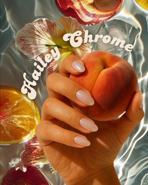 Hailey Chrome - White Transparent